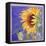 Sunflower I-Sharon Pitts-Framed Premier Image Canvas