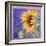 Sunflower I-Sharon Pitts-Framed Giclee Print