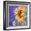 Sunflower I-Sharon Pitts-Framed Giclee Print