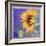 Sunflower I-Sharon Pitts-Framed Giclee Print