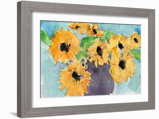 Sunflower Moment I-Samuel Dixon-Framed Art Print