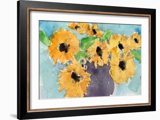 Sunflower Moment I-Samuel Dixon-Framed Art Print