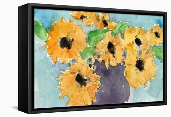 Sunflower Moment I-Samuel Dixon-Framed Stretched Canvas