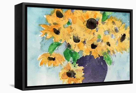 Sunflower Moment II-Samuel Dixon-Framed Stretched Canvas