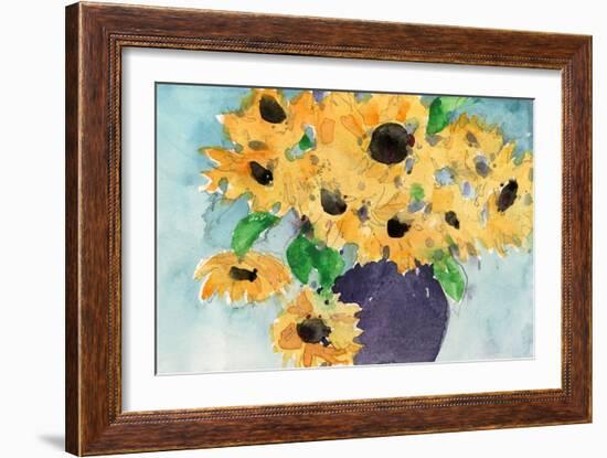 Sunflower Moment II-Samuel Dixon-Framed Art Print