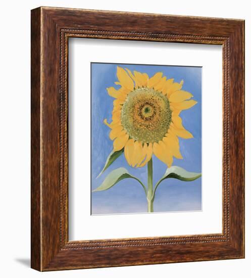 Sunflower, New Mexico, 1935-Georgia O'Keeffe-Framed Art Print