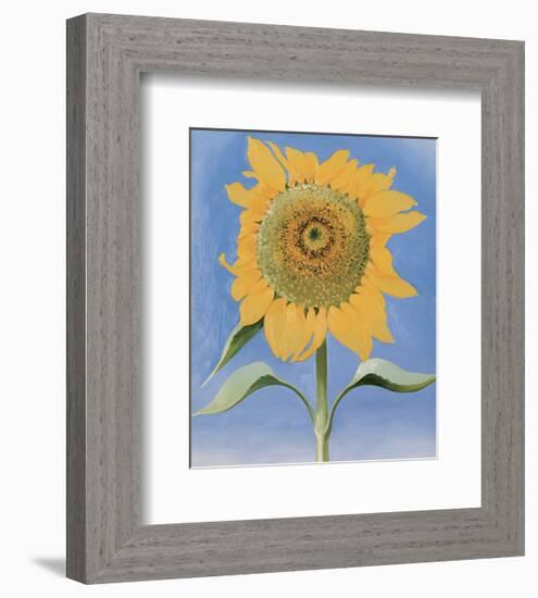 Sunflower, New Mexico, 1935-Georgia O'Keeffe-Framed Art Print