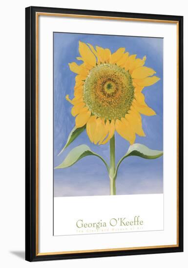 Sunflower, New Mexico, c.1935-Georgia O'Keeffe-Framed Art Print