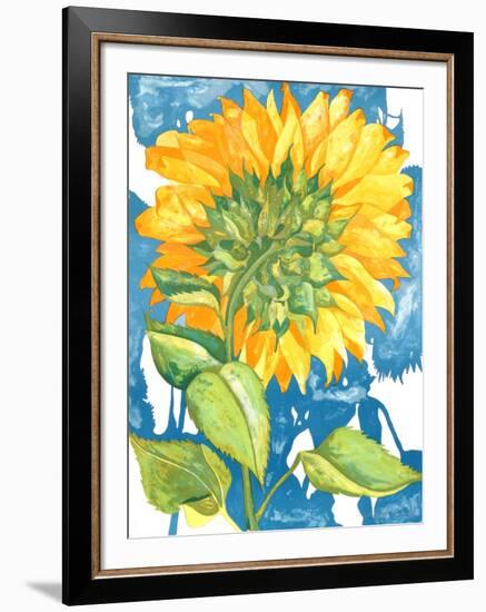 Sunflower no. 1-Richard C^ Karwoski-Framed Limited Edition