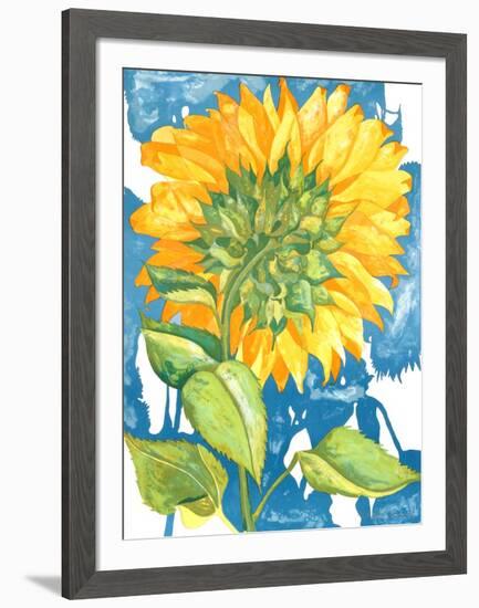 Sunflower no. 1-Richard C^ Karwoski-Framed Limited Edition