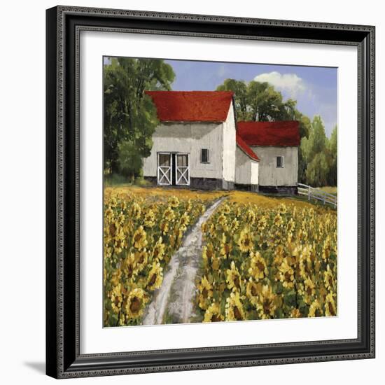 Sunflower Path-Mark Chandon-Framed Giclee Print