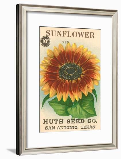 Sunflower Seed Packet-null-Framed Art Print