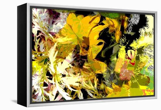 Sunflower Series Garden Variety Cat-Ruth Palmer-Framed Stretched Canvas