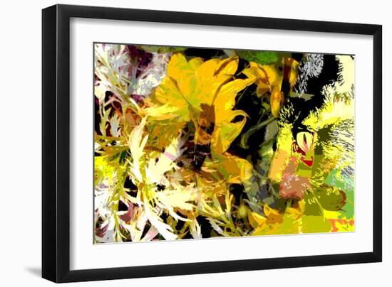 Sunflower Series Garden Variety Cat-Ruth Palmer-Framed Art Print
