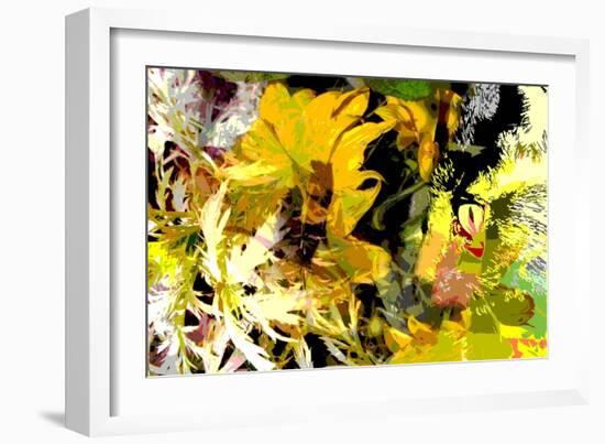 Sunflower Series Garden Variety Cat-Ruth Palmer-Framed Art Print