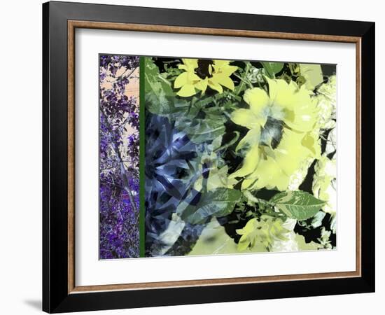 Sunflower Series Pale Yellow-Ruth Palmer-Framed Art Print