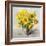 Sunflower Still Life II on Gray-Danhui Nai-Framed Art Print