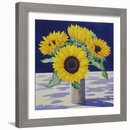 Sunflower Still Life-Christopher Ryland-Framed Giclee Print