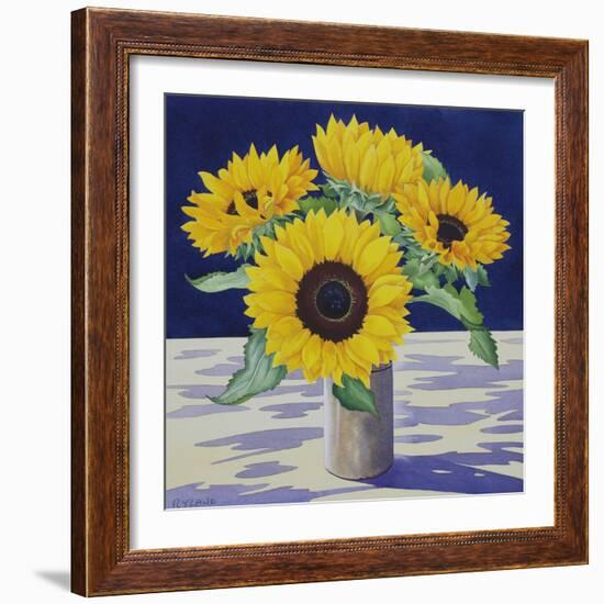 Sunflower Still Life-Christopher Ryland-Framed Giclee Print