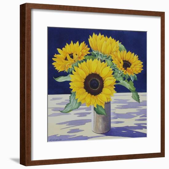 Sunflower Still Life-Christopher Ryland-Framed Giclee Print