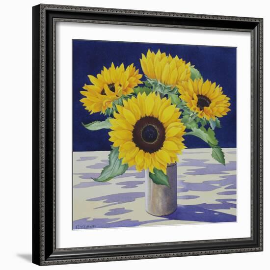 Sunflower Still Life-Christopher Ryland-Framed Giclee Print