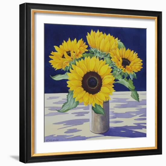 Sunflower Still Life-Christopher Ryland-Framed Giclee Print