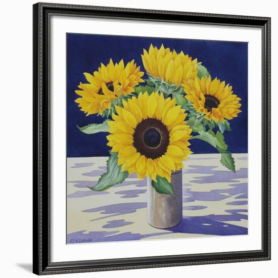 Sunflower Still Life-Christopher Ryland-Framed Giclee Print