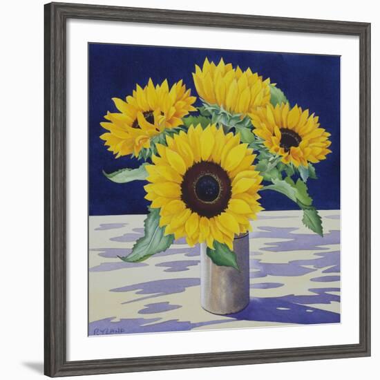 Sunflower Still Life-Christopher Ryland-Framed Giclee Print