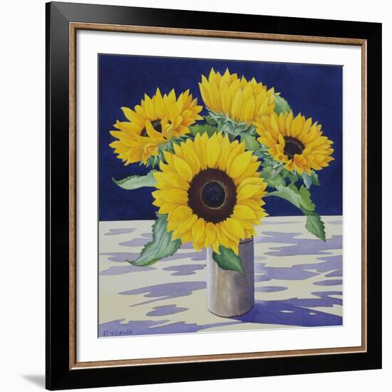 Sunflower Still Life-Christopher Ryland-Framed Giclee Print