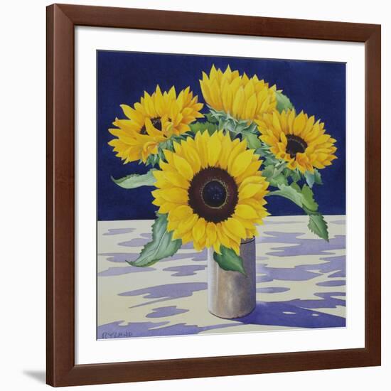 Sunflower Still Life-Christopher Ryland-Framed Giclee Print