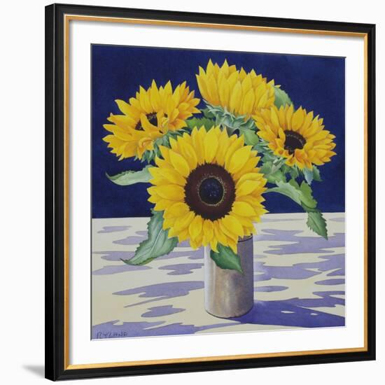 Sunflower Still Life-Christopher Ryland-Framed Giclee Print