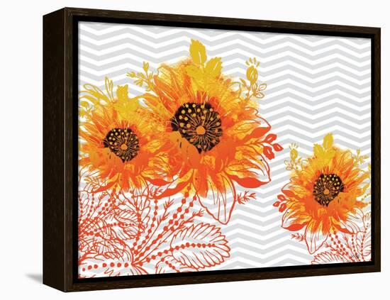 Sunflower Sunday-Bee Sturgis-Framed Stretched Canvas