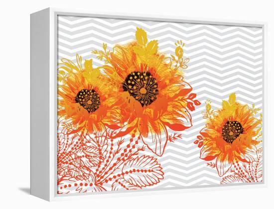 Sunflower Sunday-Bee Sturgis-Framed Stretched Canvas