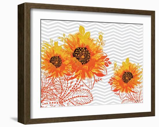 Sunflower Sunday-Bee Sturgis-Framed Art Print