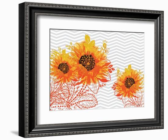 Sunflower Sunday-Bee Sturgis-Framed Premium Giclee Print