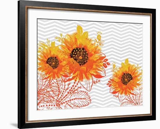 Sunflower Sunday-Bee Sturgis-Framed Art Print