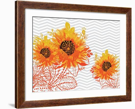 Sunflower Sunday-Bee Sturgis-Framed Art Print