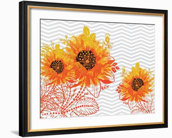 Sunflower Sunday-Bee Sturgis-Framed Art Print