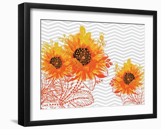 Sunflower Sunday-Bee Sturgis-Framed Art Print