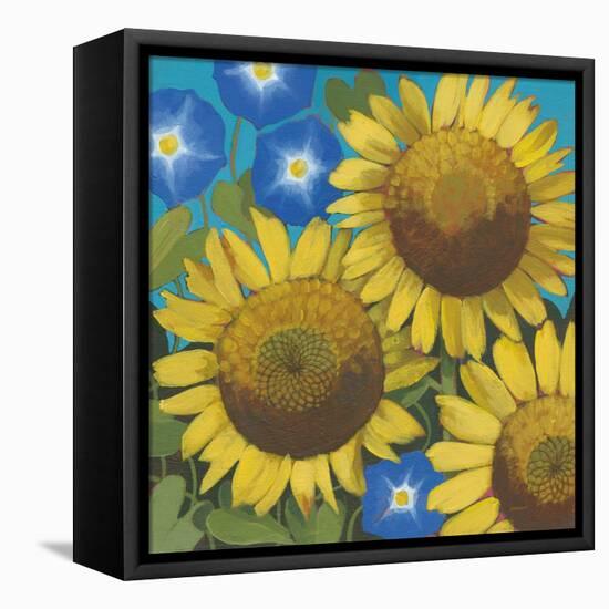 Sunflower Time-Kathrine Lovell-Framed Stretched Canvas