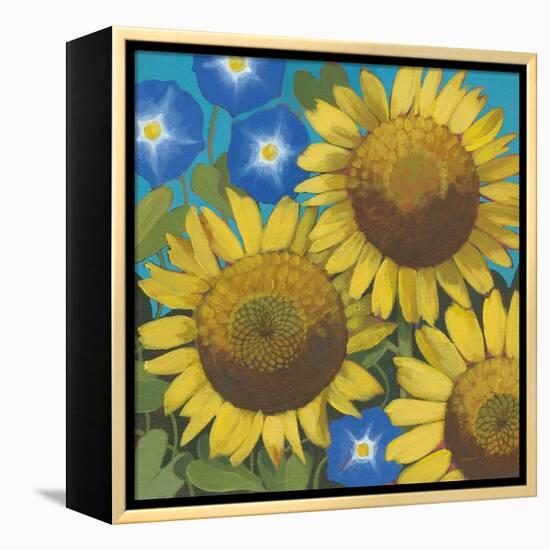 Sunflower Time-Kathrine Lovell-Framed Stretched Canvas