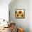 Sunflower Trio-Nicole DeCamp-Framed Stretched Canvas displayed on a wall