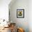 Sunflower with Bees, Santa Barbara, California, USA-Savanah Stewart-Framed Photographic Print displayed on a wall