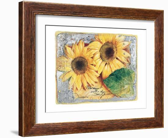 Sunflower-Joadoor-Framed Art Print