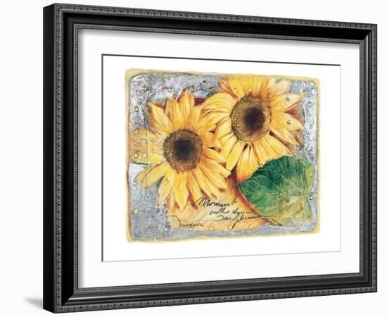 Sunflower-Joadoor-Framed Art Print