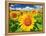 Sunflower-null-Framed Premier Image Canvas