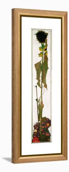 Sunflower-Egon Schiele-Framed Premier Image Canvas