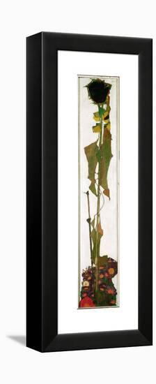 Sunflower-Egon Schiele-Framed Premier Image Canvas