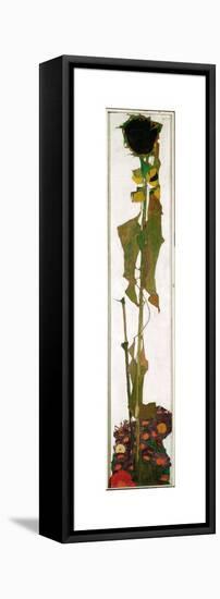Sunflower-Egon Schiele-Framed Premier Image Canvas