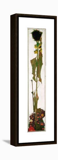 Sunflower-Egon Schiele-Framed Premier Image Canvas